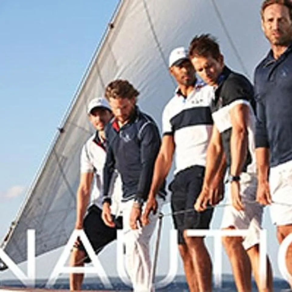 Nautica Men's Blue and White Jeans