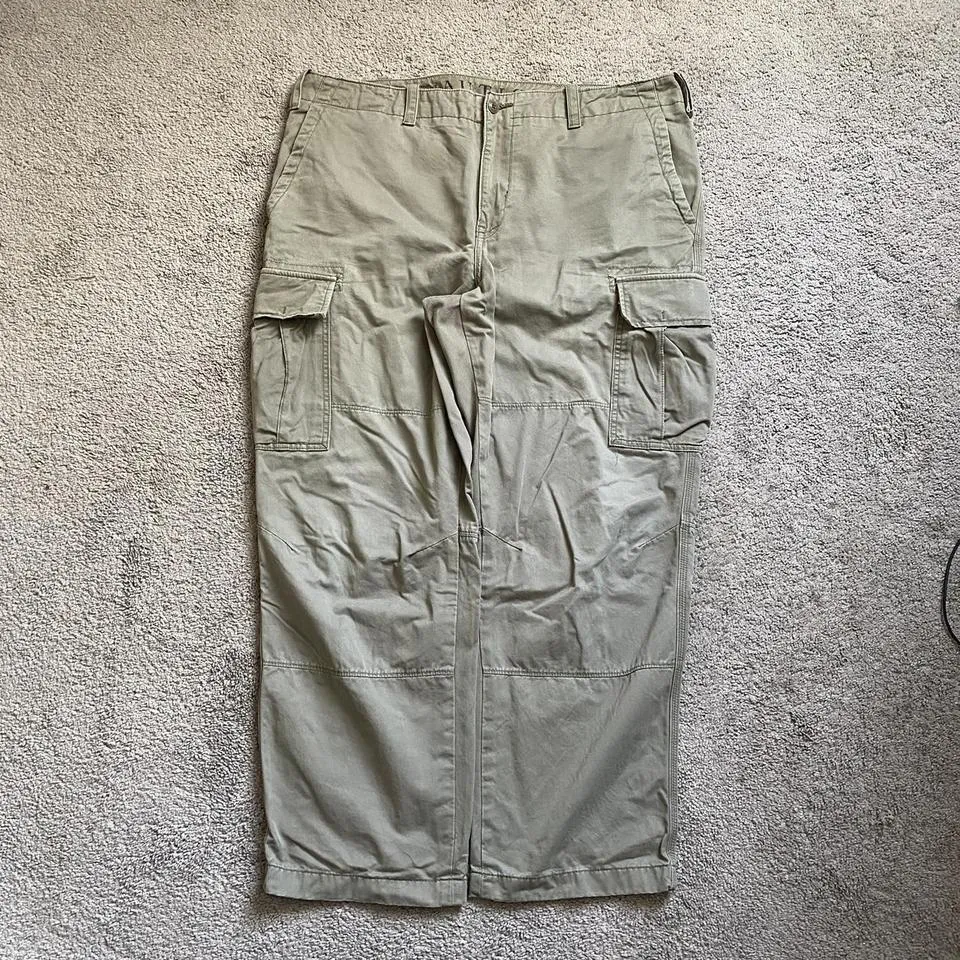 Nautica Men's Brown and Khaki Jeans