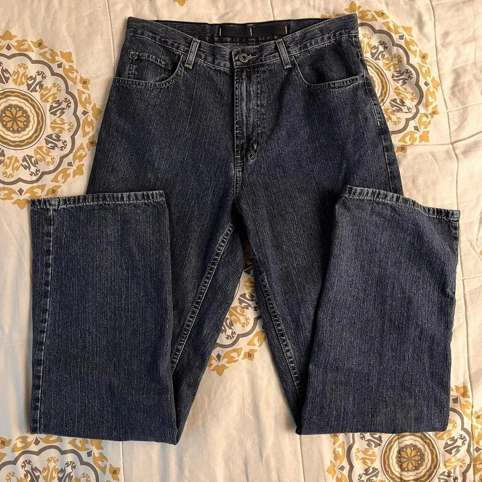 Nautica Men's Navy and Blue Jeans