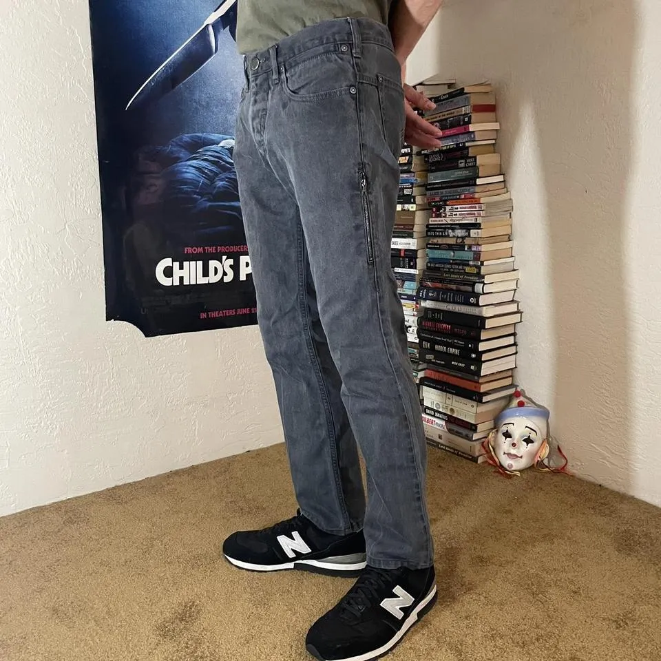 Neil Barrett Men's Grey Jeans