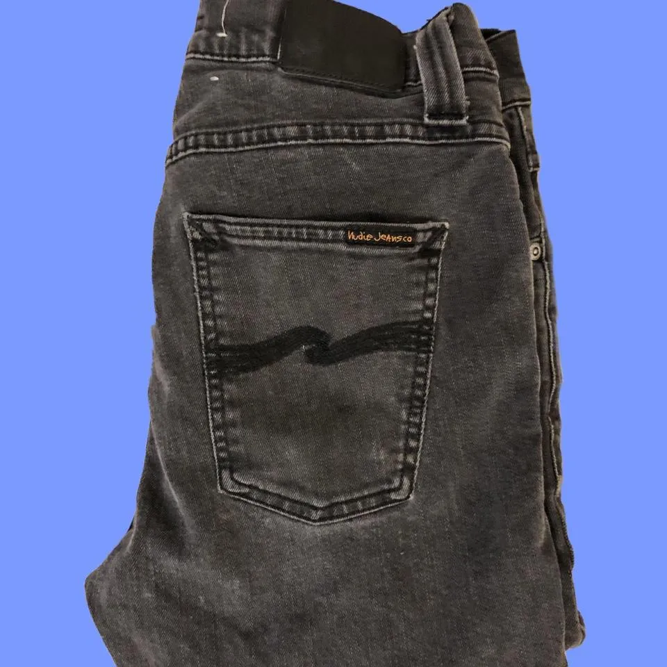 Nudie Jeans Men's Black Jeans