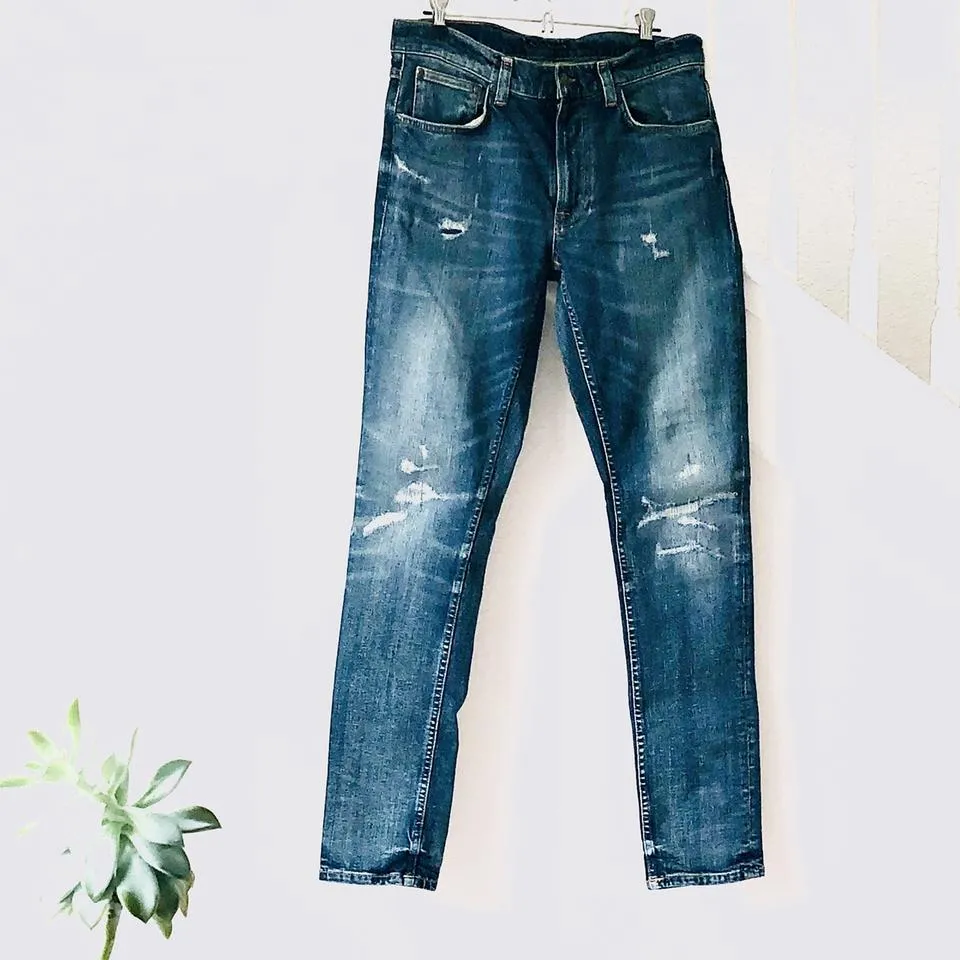Nudie Jeans Men's Blue Jeans