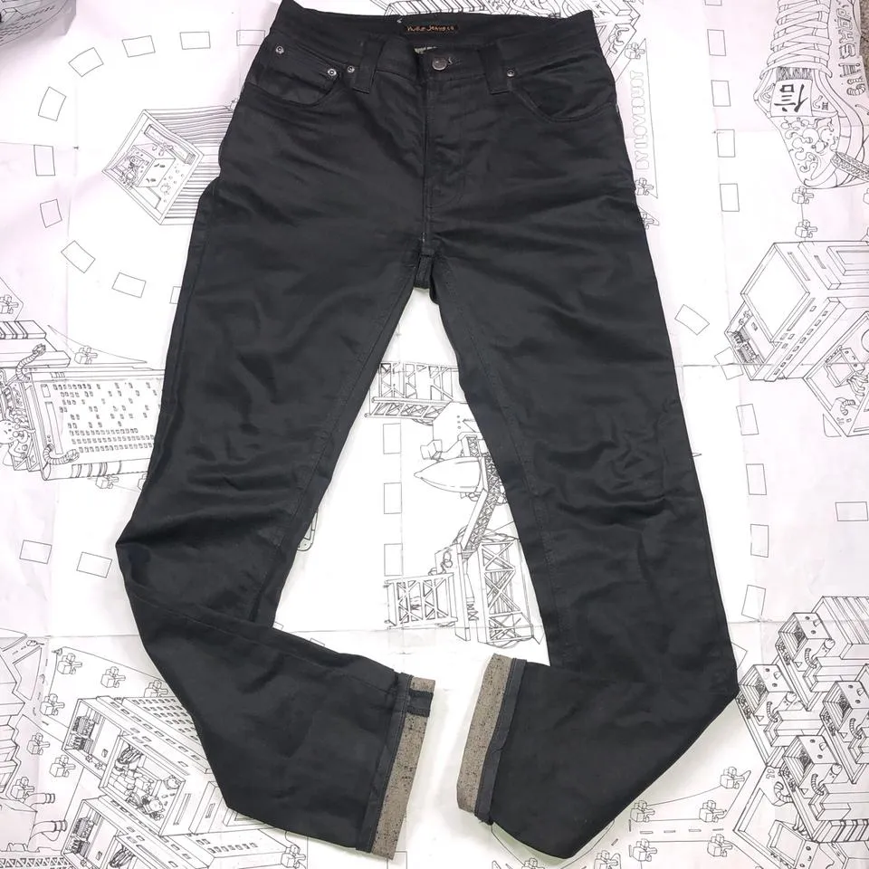 Nudie Jeans Men's Black Jeans