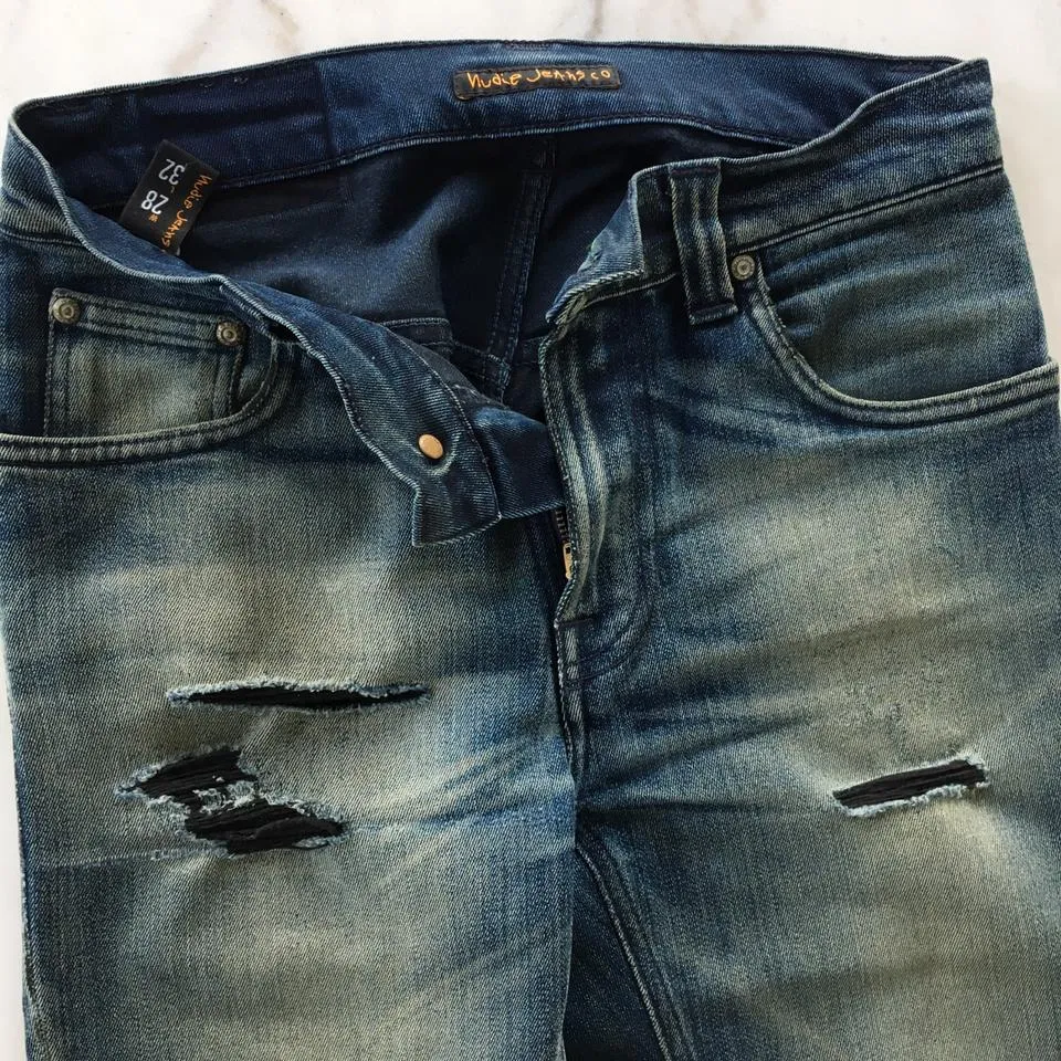 Nudie Jeans Men's Blue Jeans