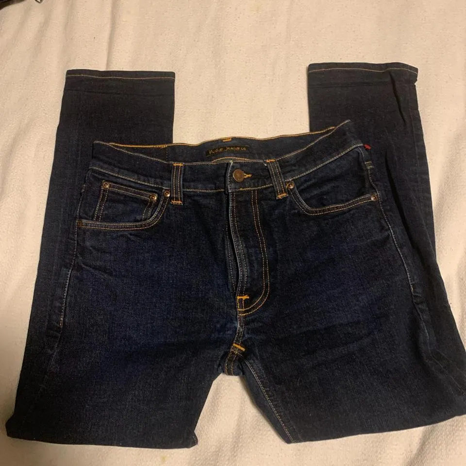 Nudie Jeans Men's Navy Jeans