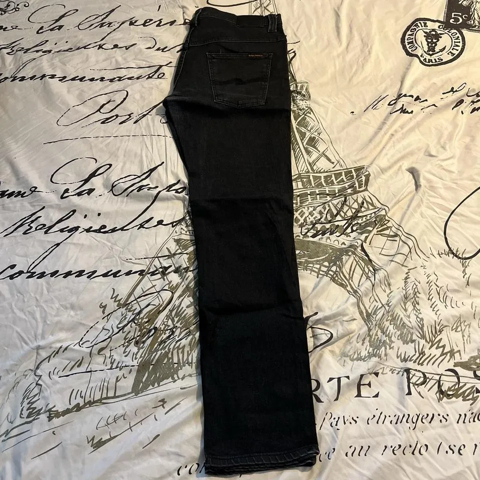 Nudie Jeans Men's Black Jeans