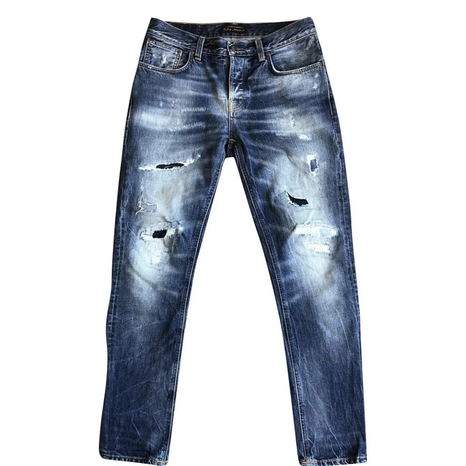 Nudie Jeans Men's Blue Jeans