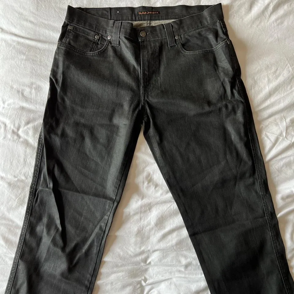Nudie Jeans Men's Black Jeans