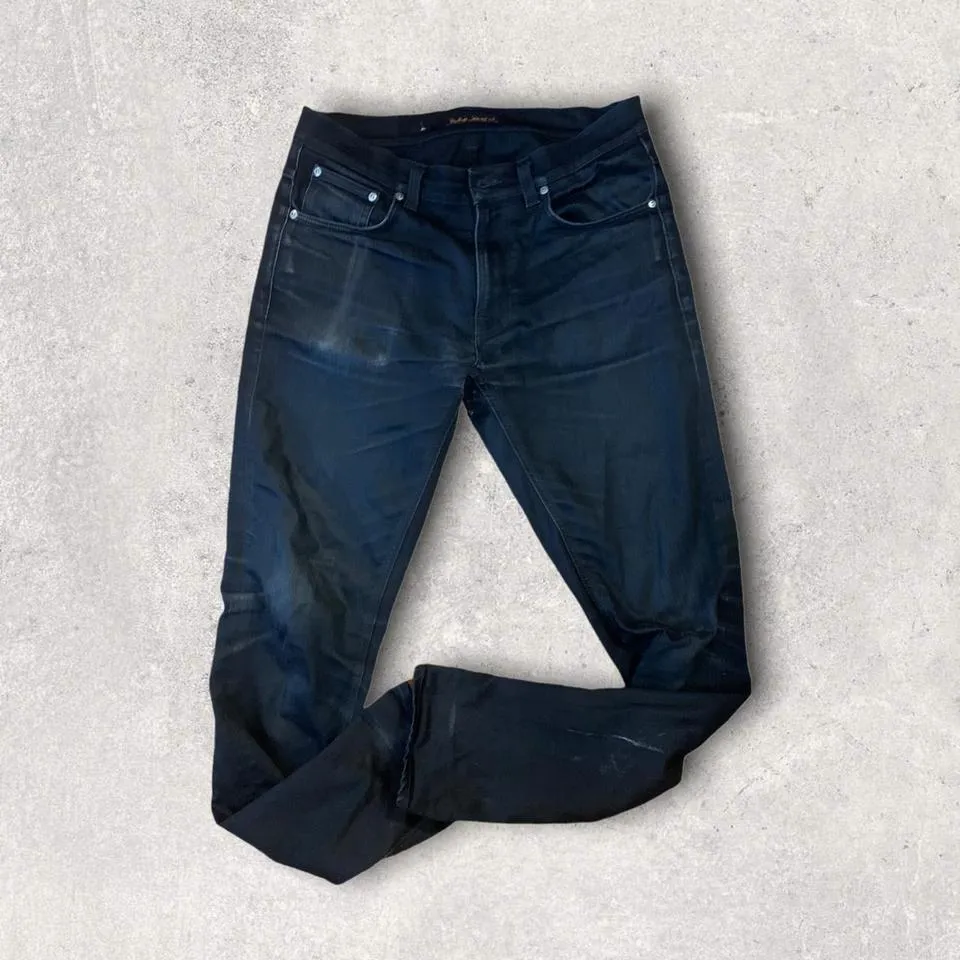 Nudie Jeans Men's Black Jeans