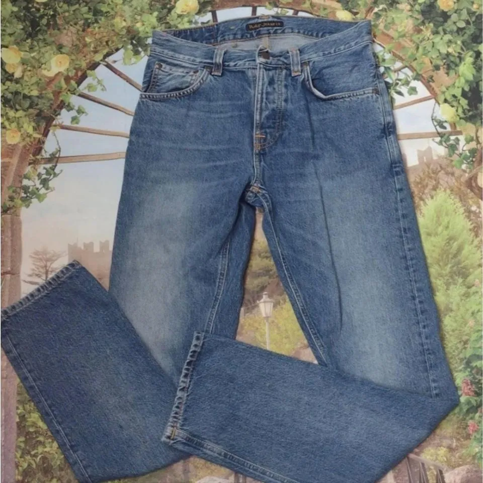 Nudie Jeans Men's Blue Jeans