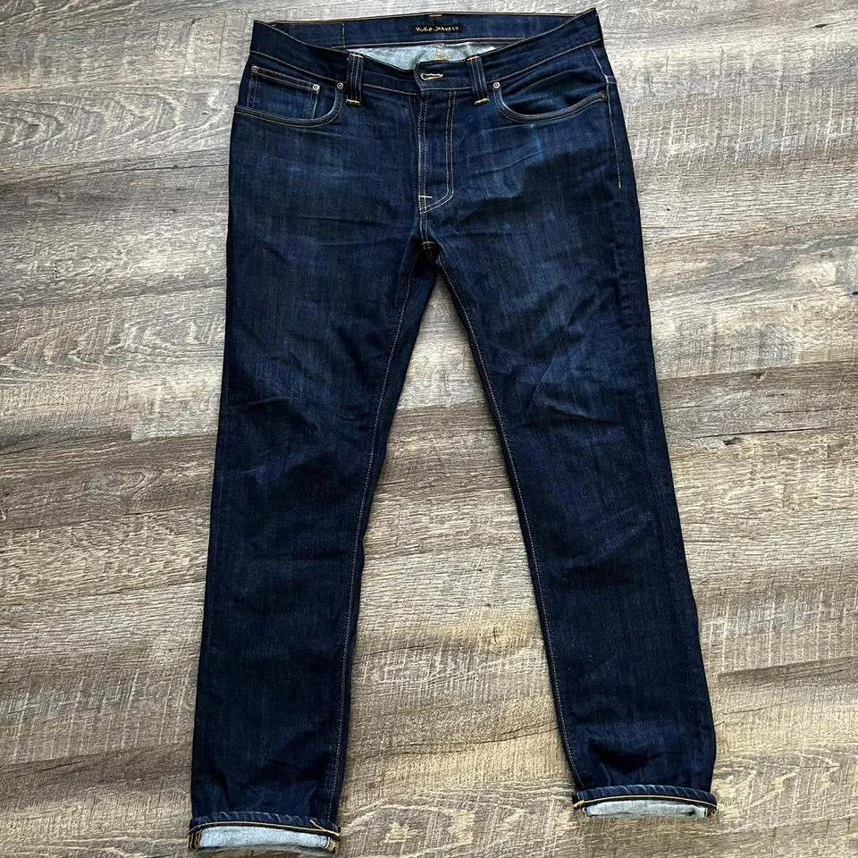 Nudie Jeans Men's Navy Jeans