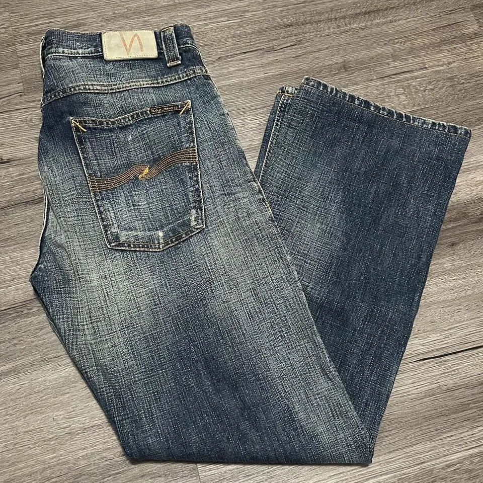 Nudie Jeans Men's Blue Jeans