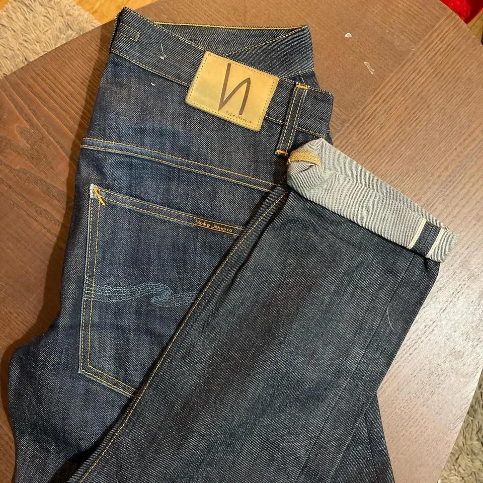 Nudie Jeans Men's Navy Jeans