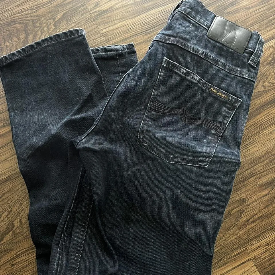 Nudie Jeans Men's Black Jeans