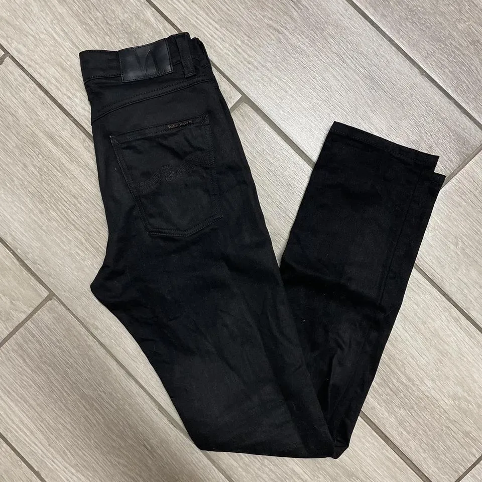 Nudie Jeans Men's Black Jeans