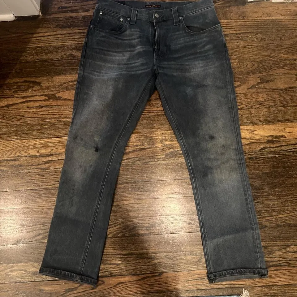 Nudie Jeans Men's Grey Jeans