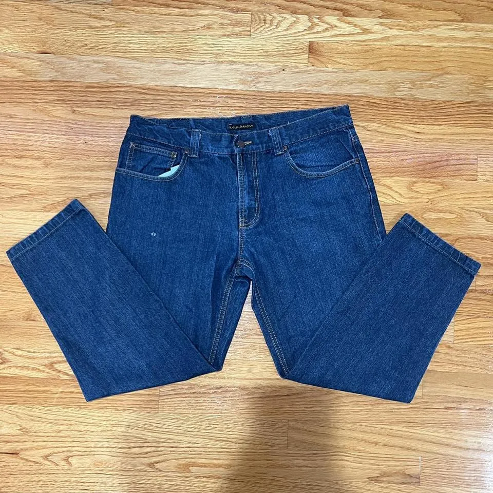 Nudie Jeans Men's Blue Jeans