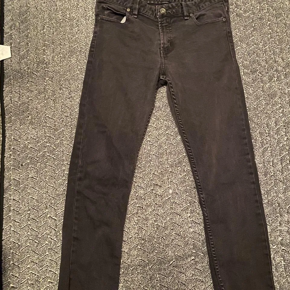Obey Men's Purple and Black Jeans