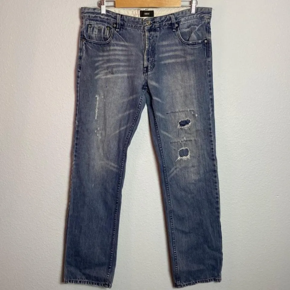 Obey Men's Blue Jeans