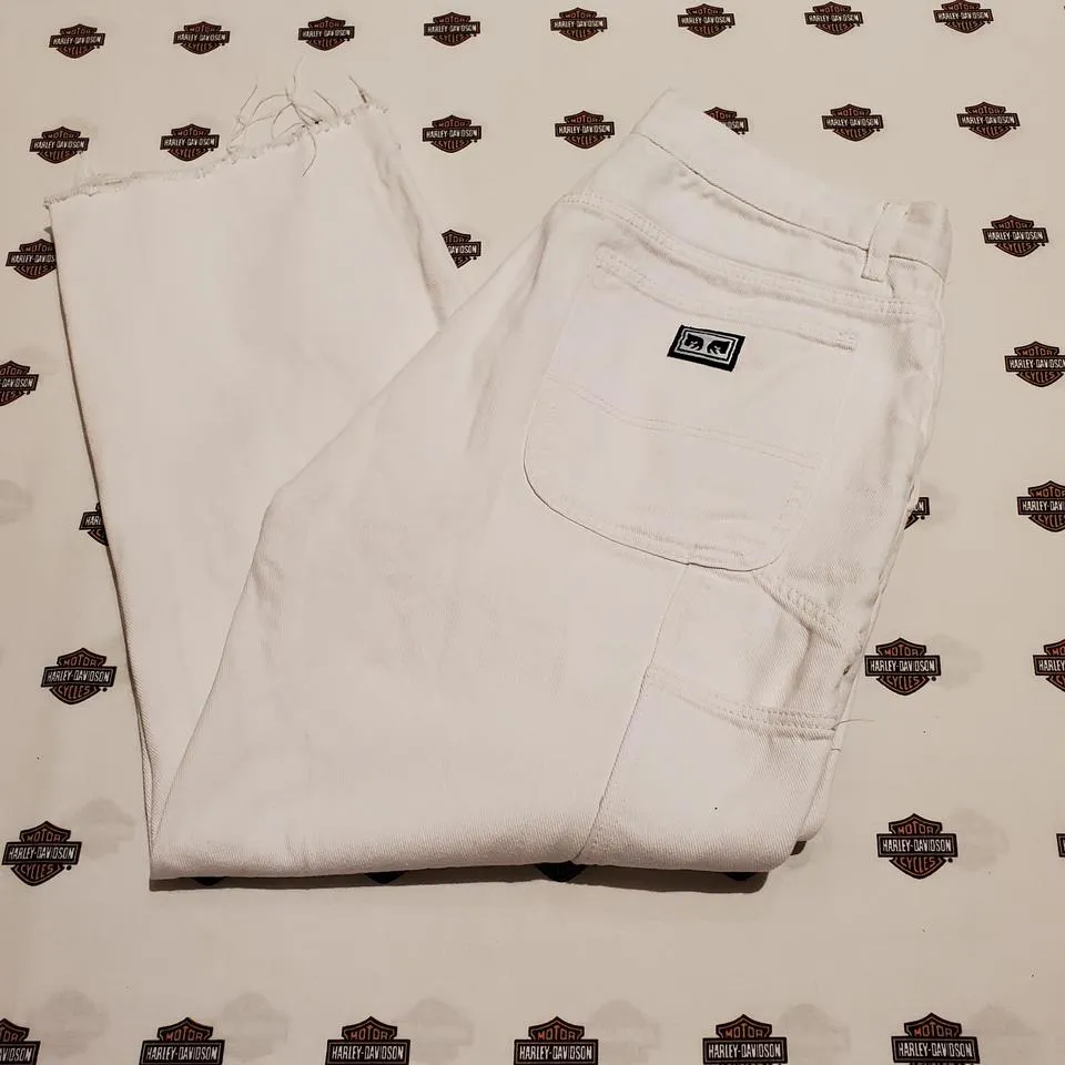 Obey Men's White Jeans