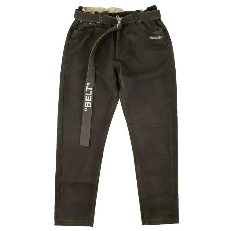 Off-White Men's Black Jeans