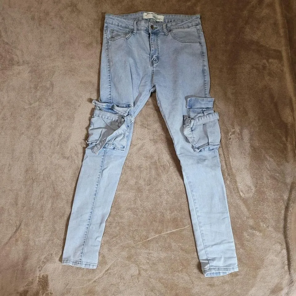 Off-White Men's Blue Jeans