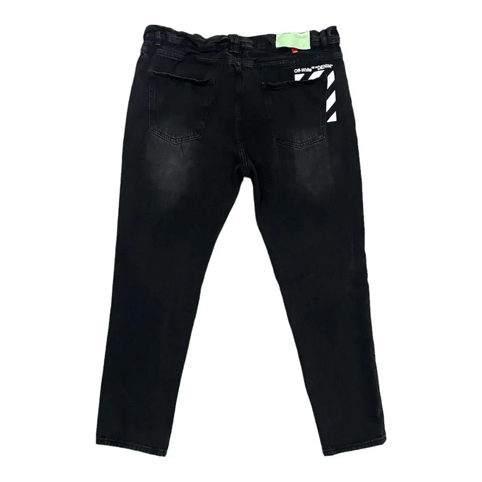 Off-White Men's Navy Jeans