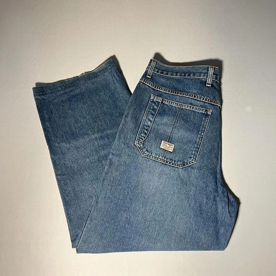Old Navy Men's Blue and Navy Jeans