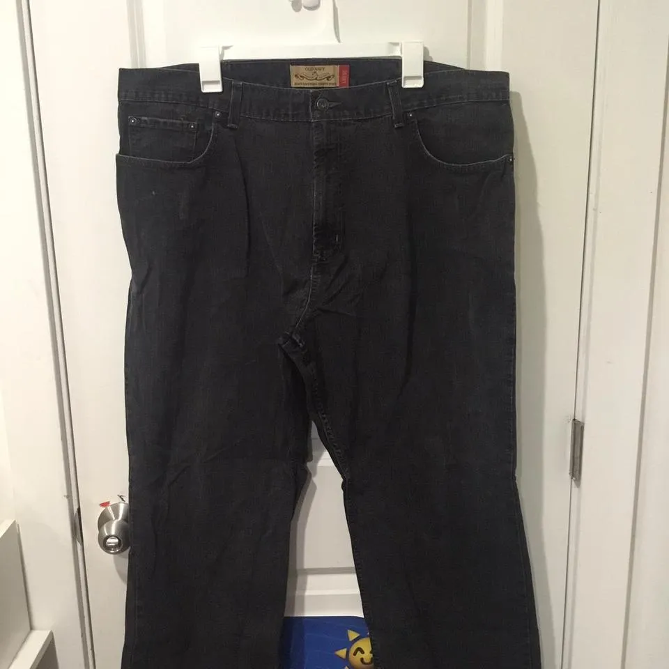 Old Navy Men's Black and Grey Jeans