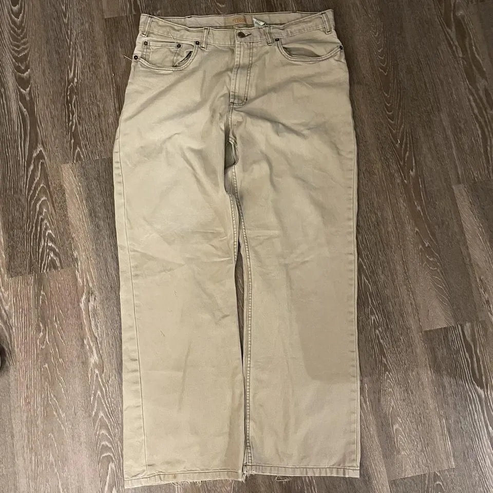 Old Navy Men's Cream Jeans