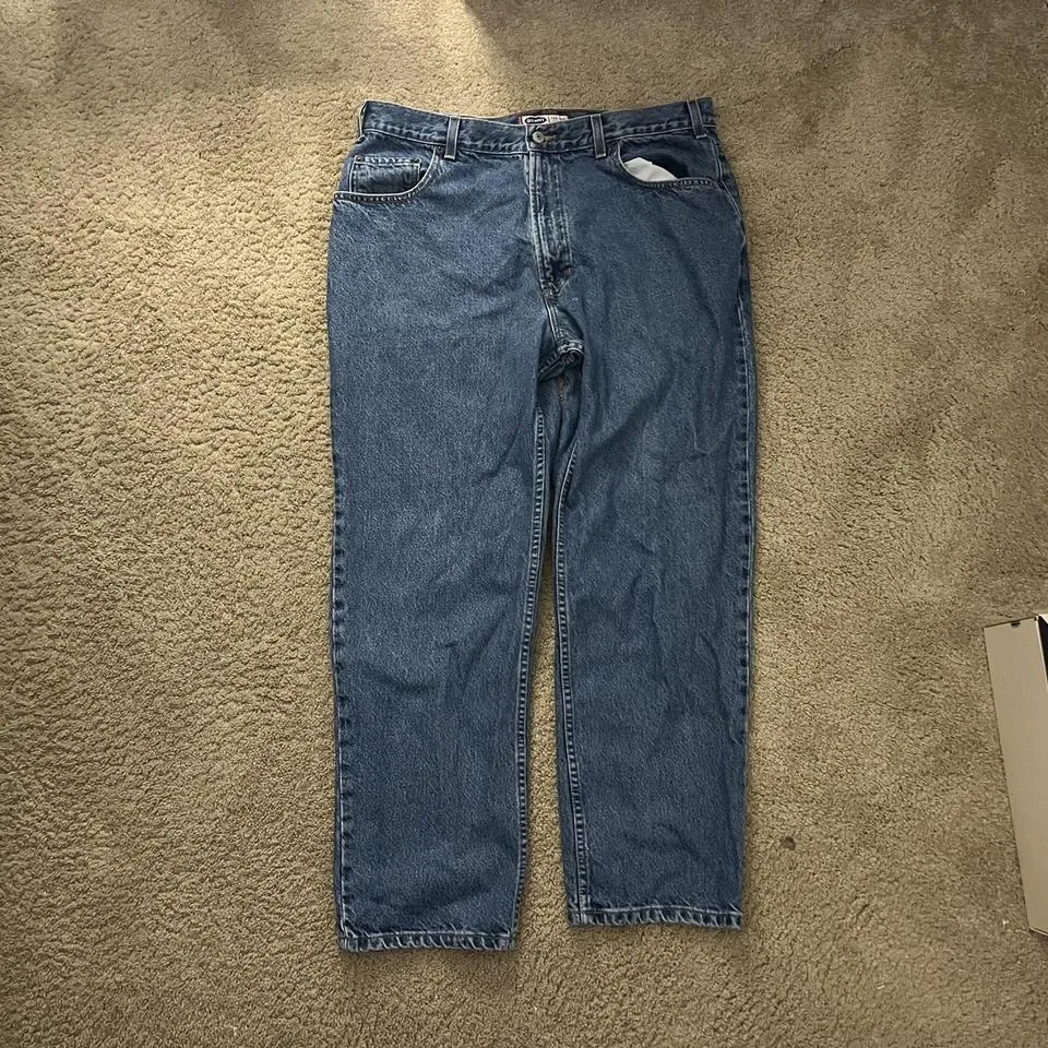 Old Navy Men's Blue and Navy Jeans