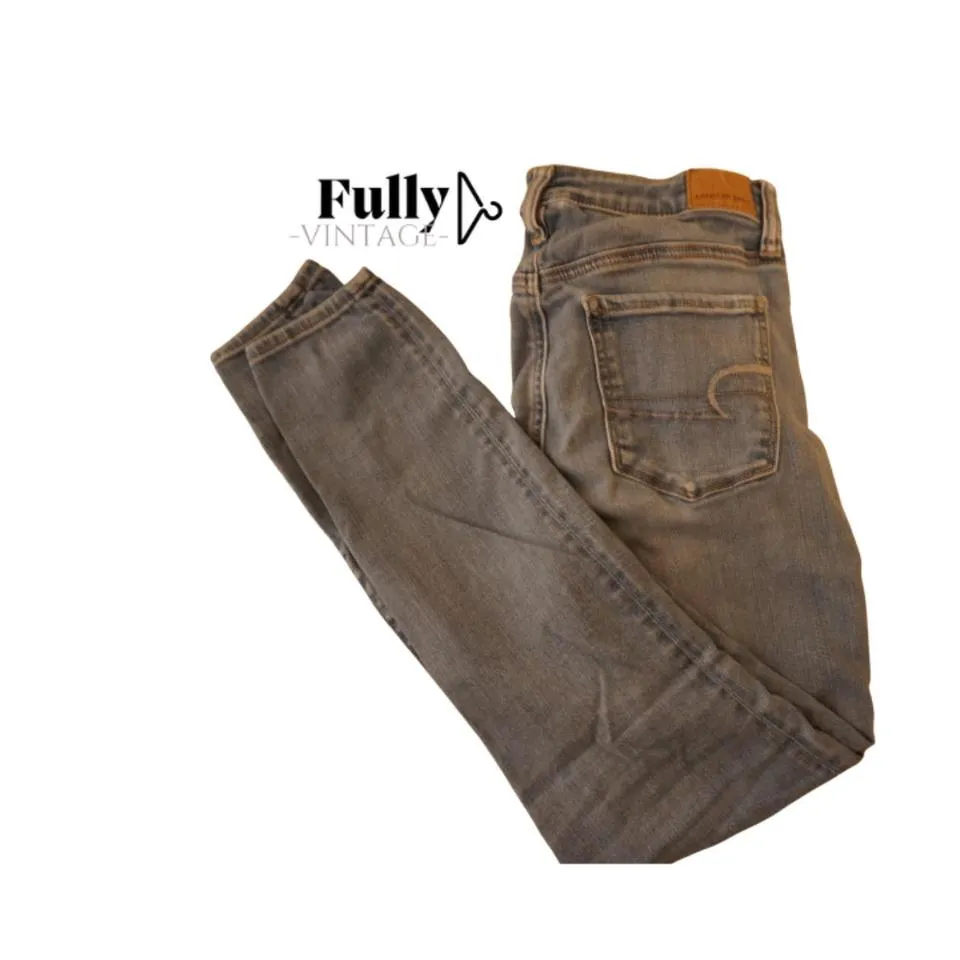Old Navy Men's Grey and Blue Jeans