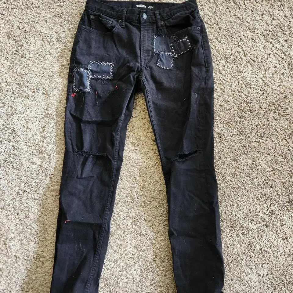 Old Navy Men's Black Jeans