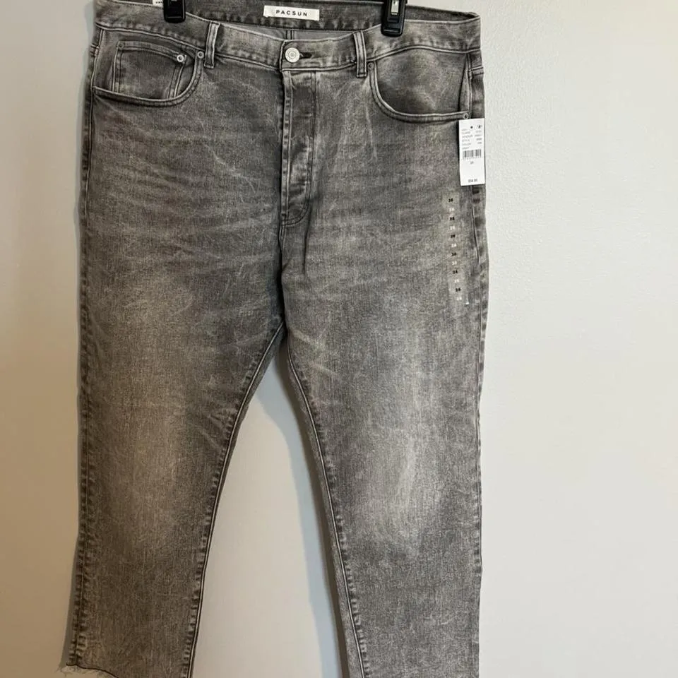 PacSun Men's Black and Grey Jeans