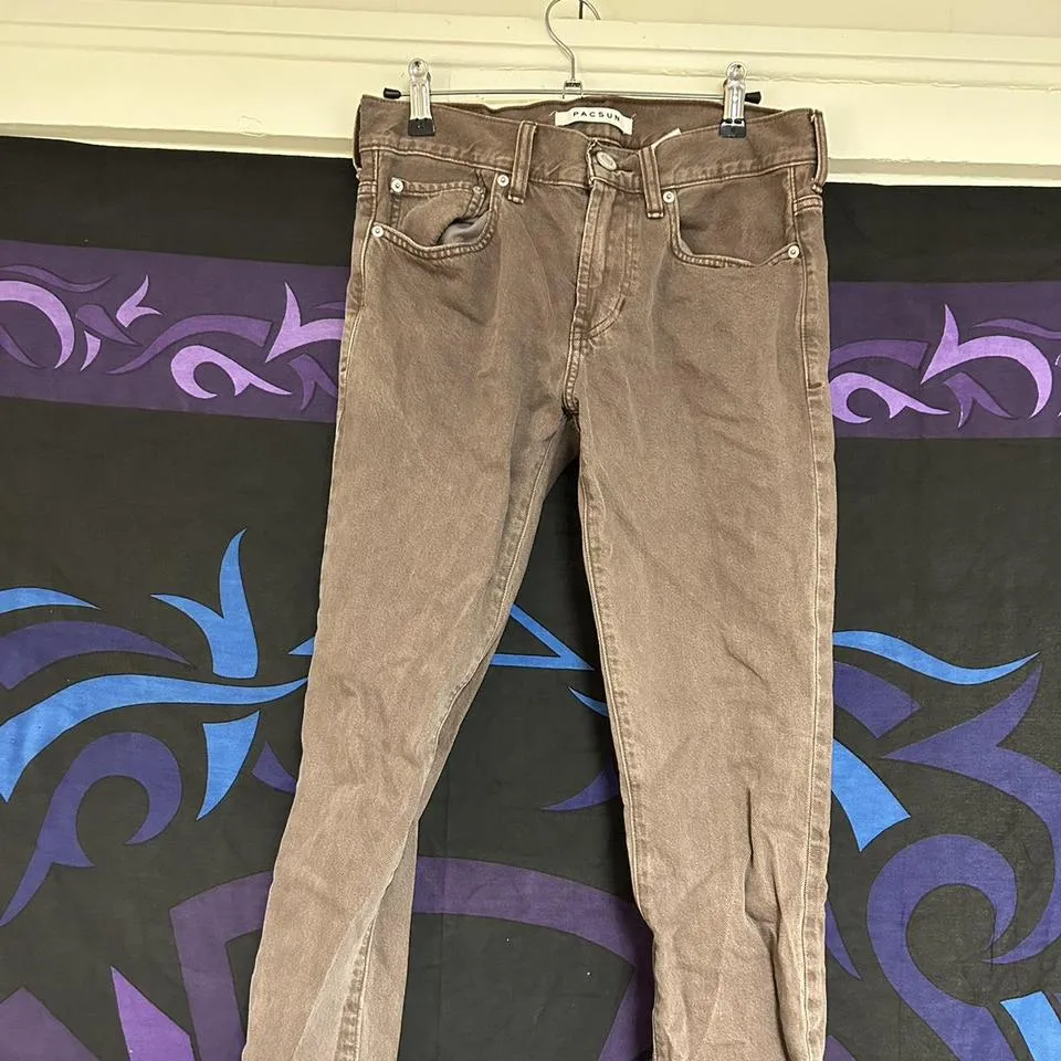 PacSun Men's Brown Jeans