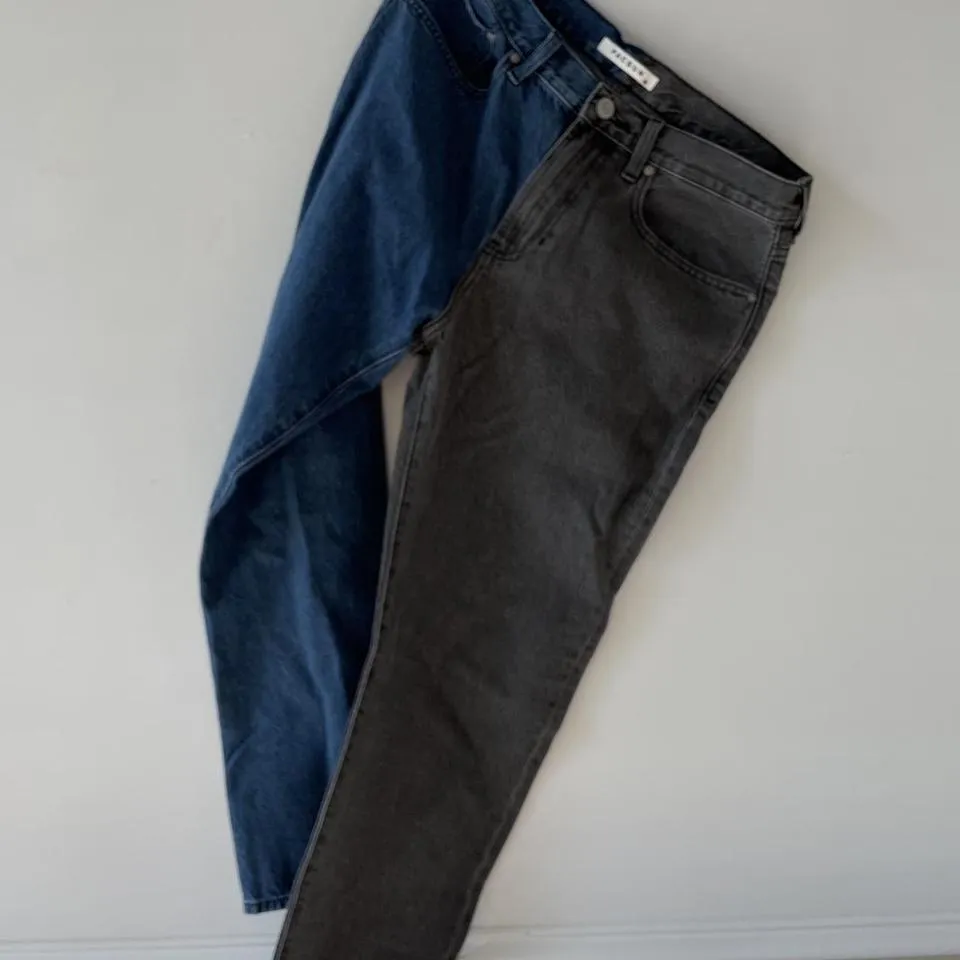 PacSun Men's Grey and Blue Jeans