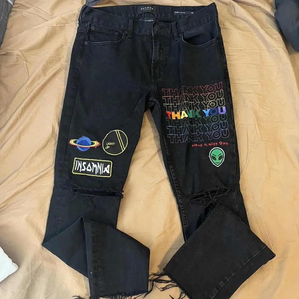 PacSun Men's multi Jeans