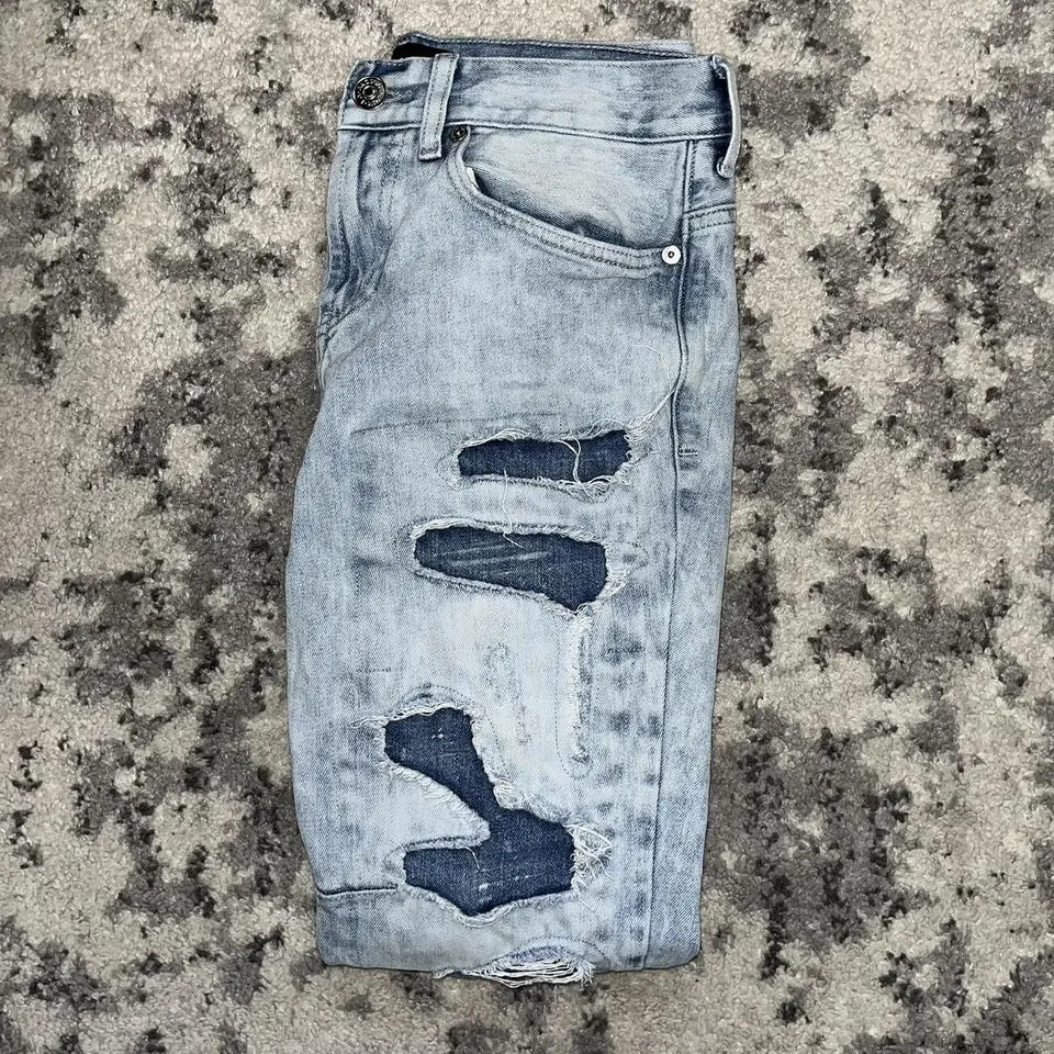 PacSun Men's Blue and Navy Jeans