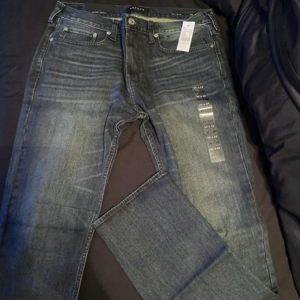PacSun Men's Navy and Blue Jeans