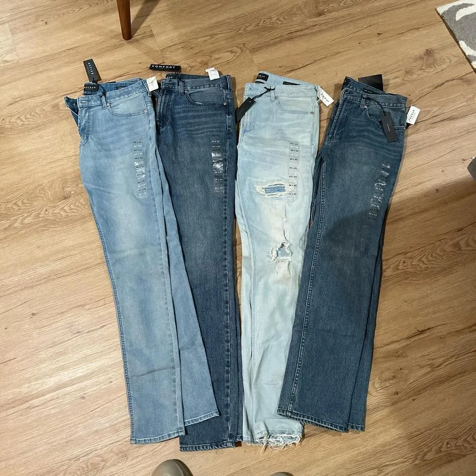 PacSun Men's Blue and Navy Jeans