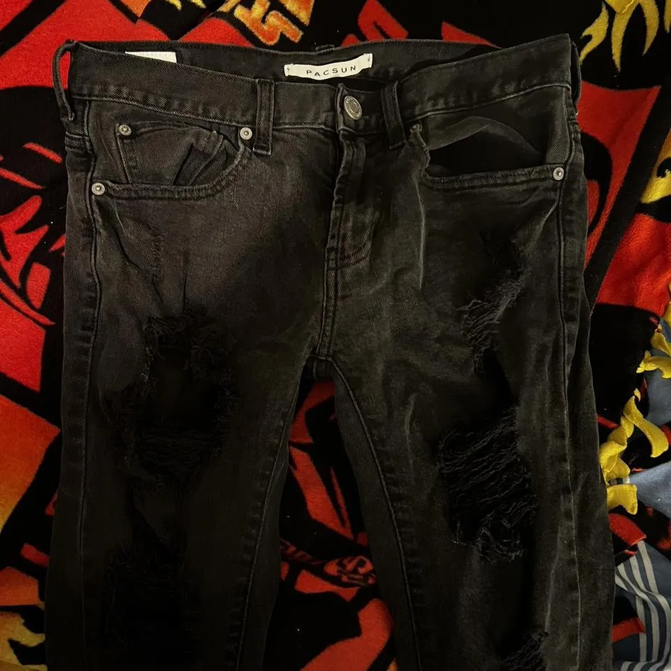 PacSun Men's Black Jeans