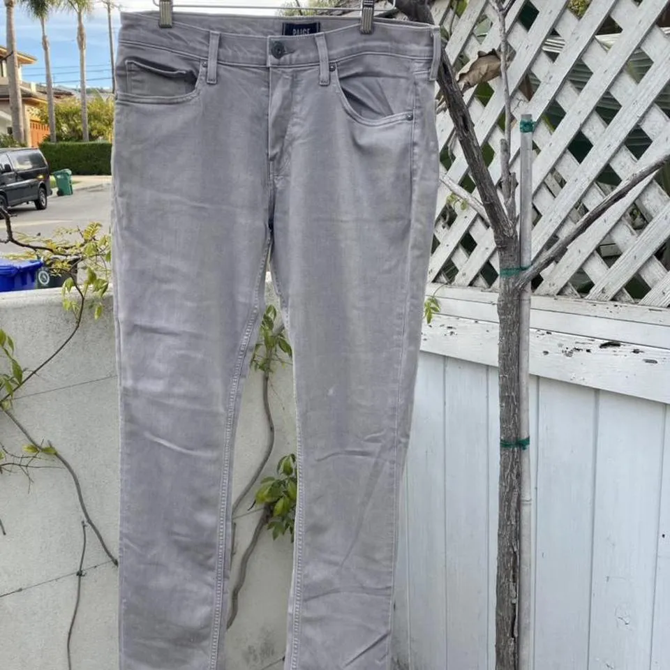 PAIGE Men's Grey Jeans