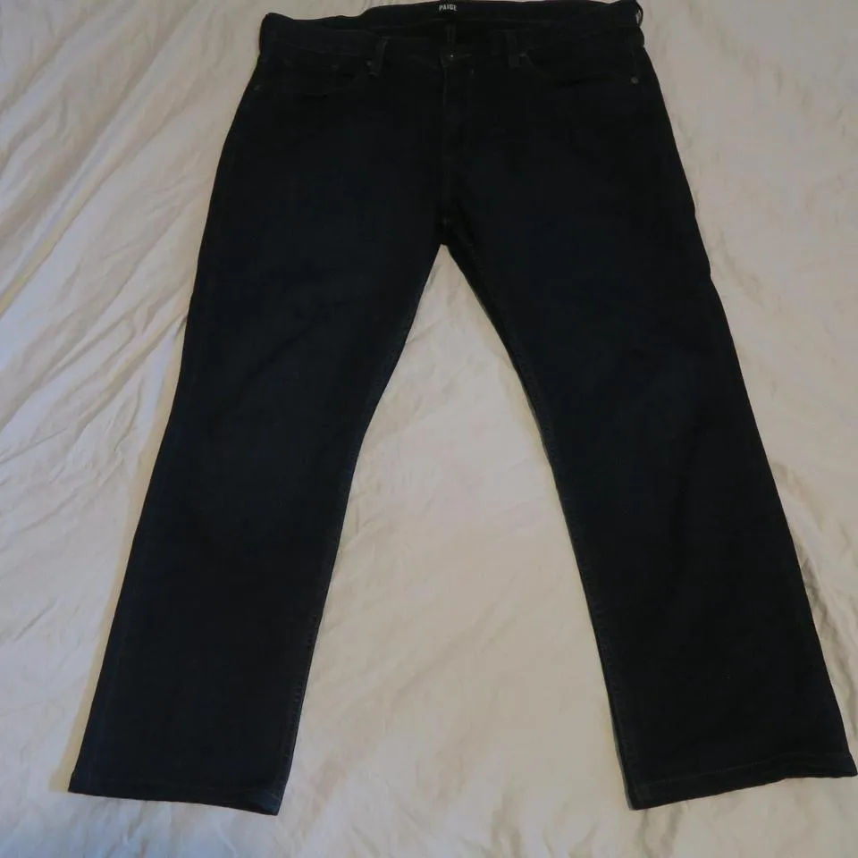 PAIGE Men's Navy Jeans