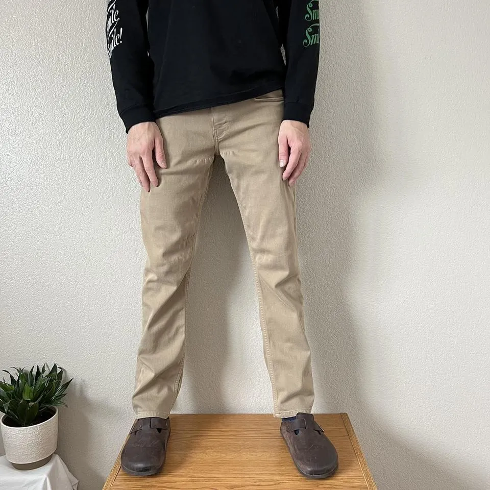 PAIGE Men's Tan and Brown Jeans