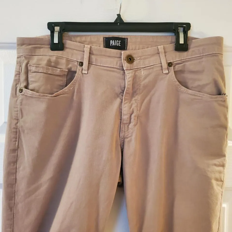 PAIGE Men's Tan Jeans