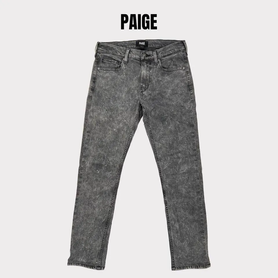 PAIGE Men's Grey Jeans