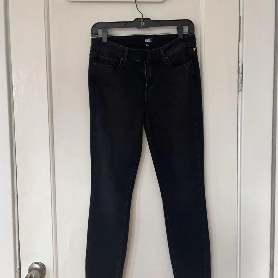 PAIGE Men's Black Jeans