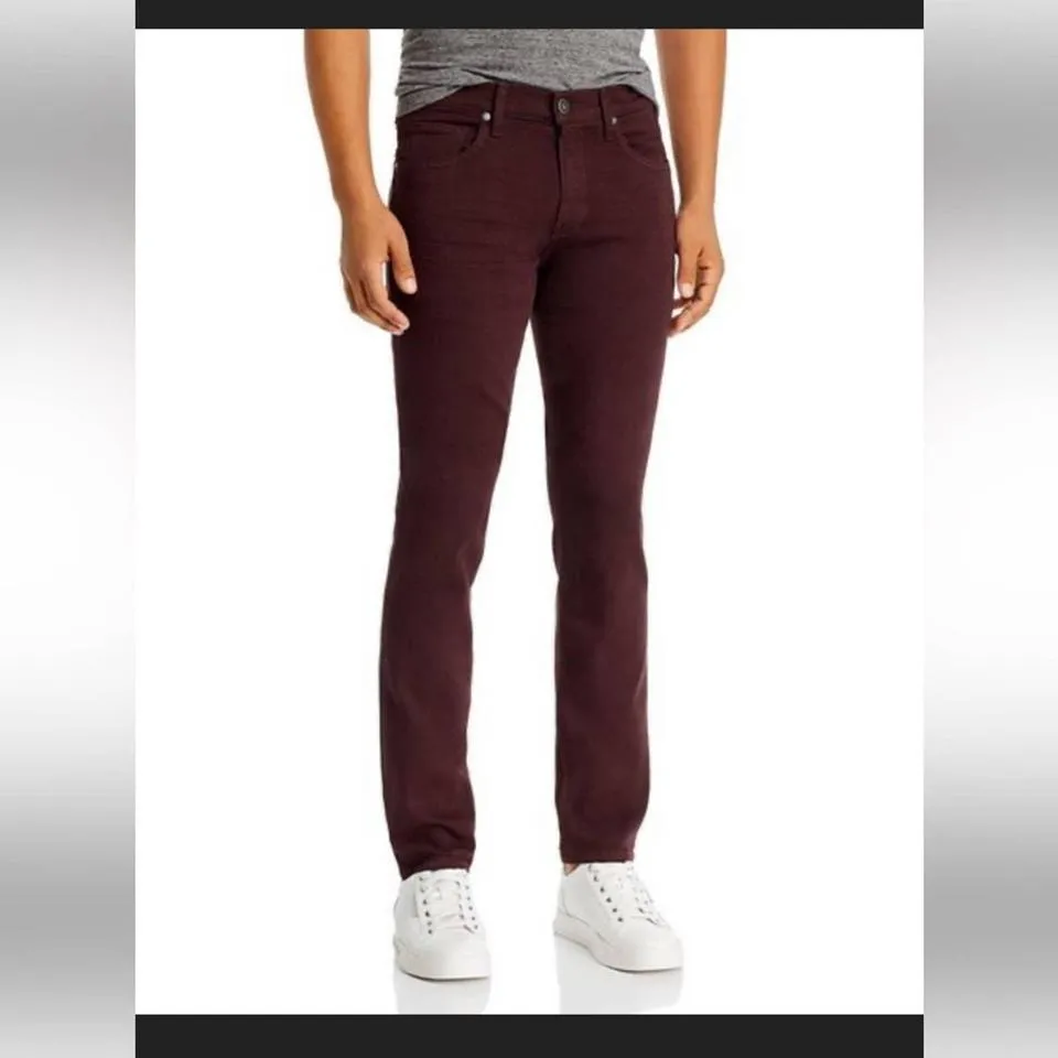 PAIGE Men's Purple and Brown Jeans