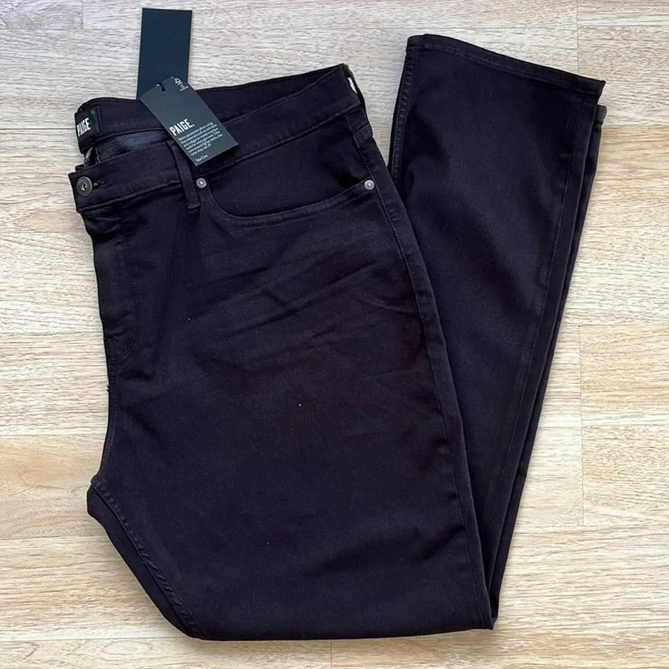 PAIGE Men's Black Jeans