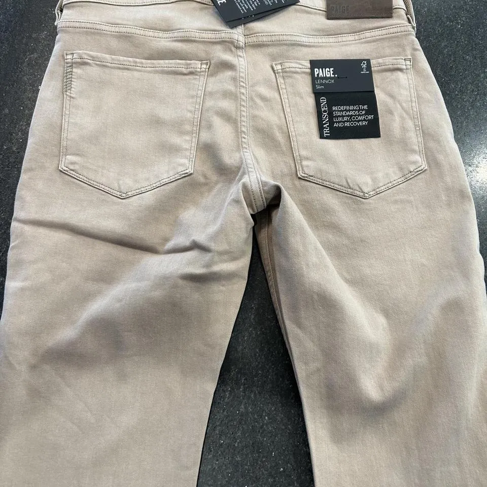PAIGE Men's Khaki Jeans
